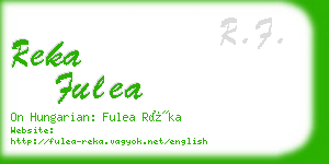reka fulea business card
